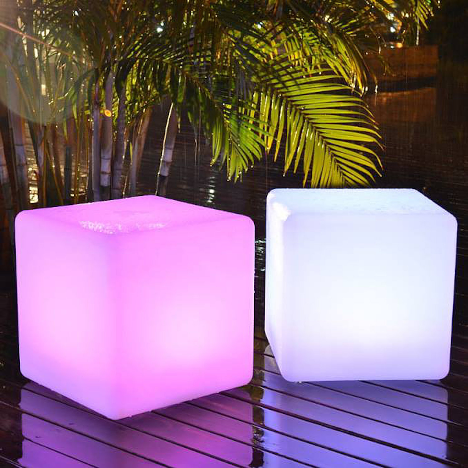 Cube lumineux 40cm x 40cm